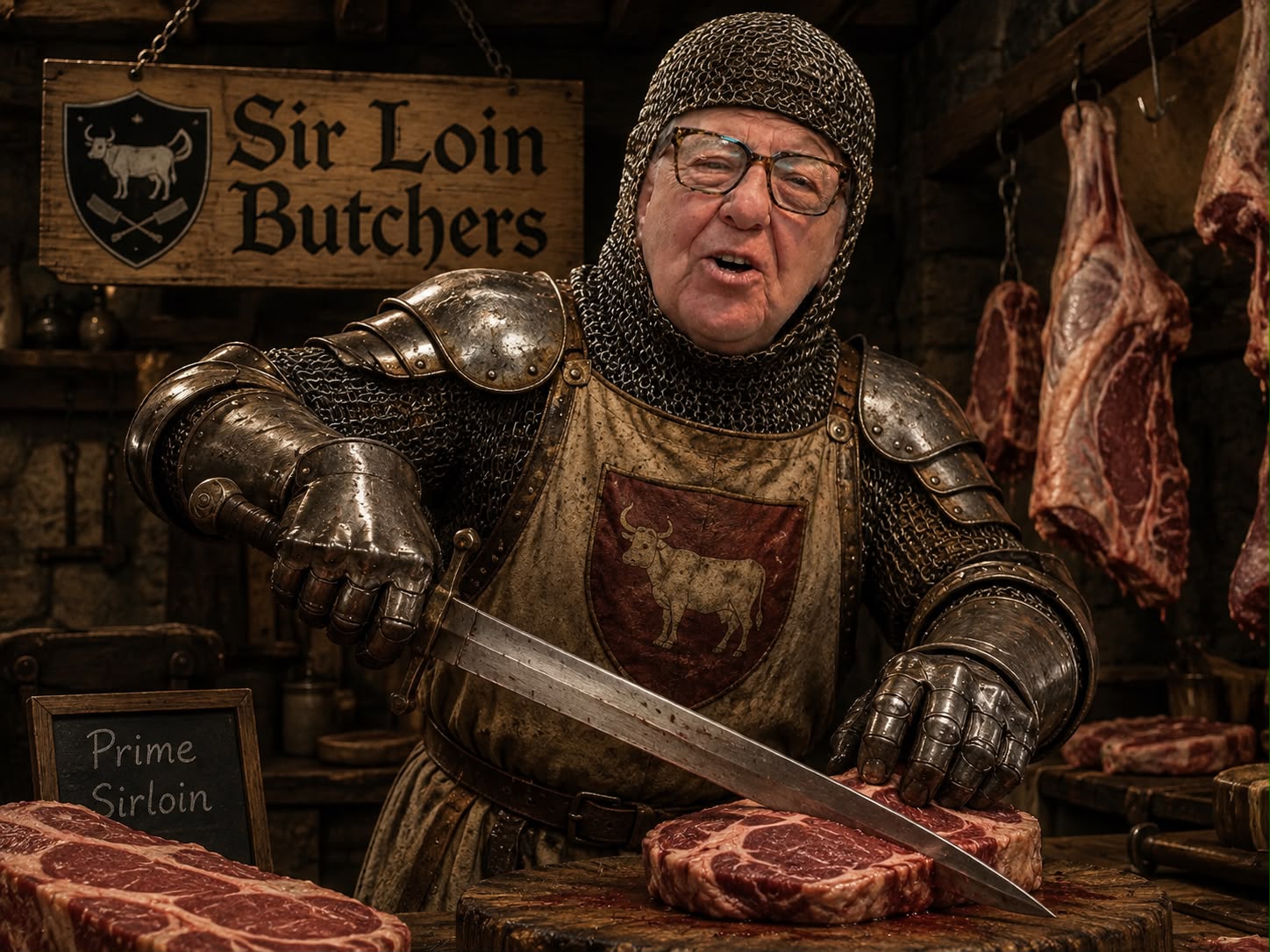 David “Sir Loin” Harrison in campaign mode